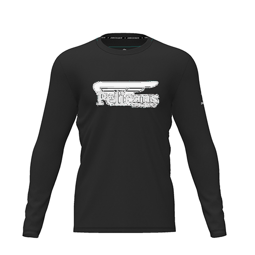 [CUS-DRIF-TEES-PER-CNK-LSL-BLK-YXS-LOGO1] Dri Fit Performance T-Shirt (Youth XS, Black, Logo 1, Long Sleeve)