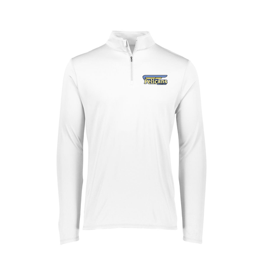 [FTLQFLWH-FAXS-LOGO1] Decker Women's Flex-Lite 1/4 Zip Shirt (Female Adult XS, White, Logo 1)