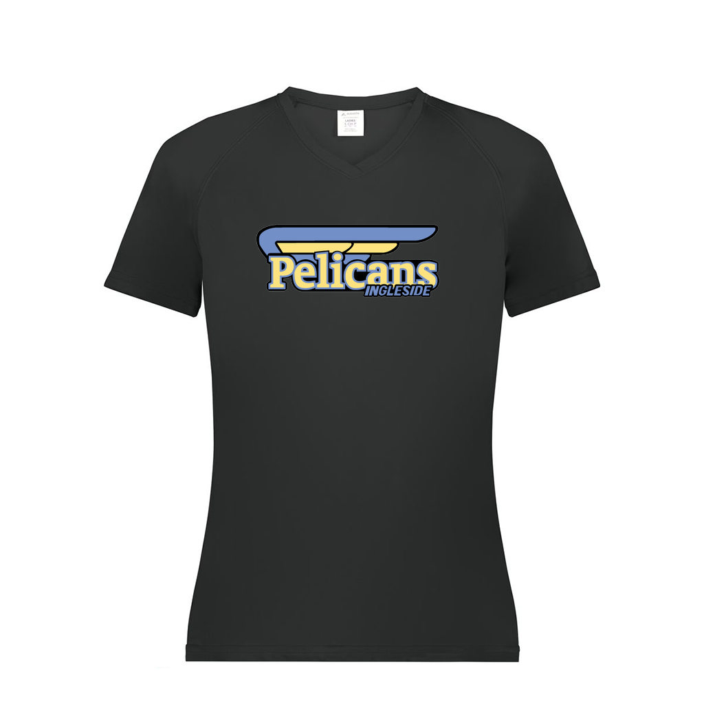 Ladies Smooth Sport V-Neck T-Shirt