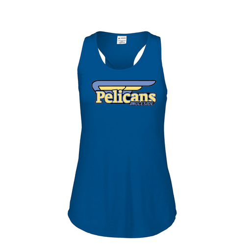 [3078.U55.S-LOGO1] Ladies Tri Blend Tank Top (Female Adult S, Royal, Logo 1)