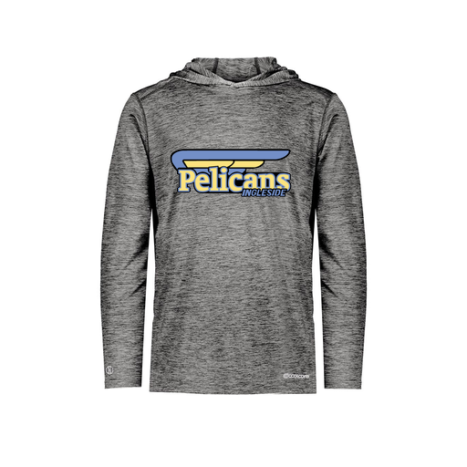 [FOLHCGBK-YS-LOGO1] Decker Youth Charge Hoodie (Youth S, Black, Logo 1)